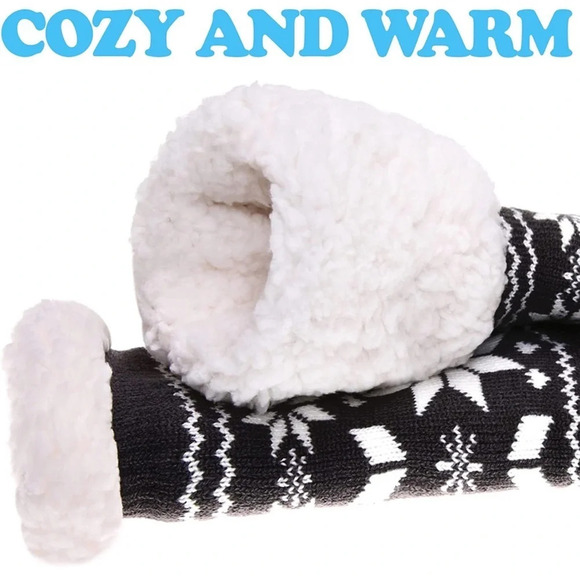 Nib! Women’s thick winter snowflake socks - Picture 3 of 5